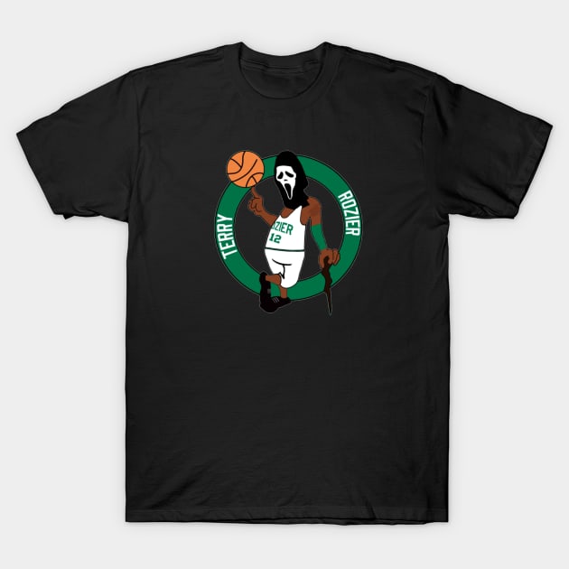 Scary Terry Rozier Celtics merch T-Shirt by lvafar